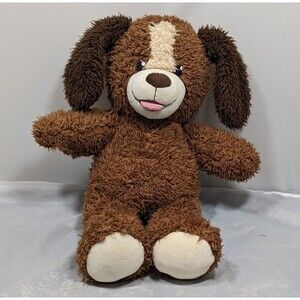 Build A Bear Playful Pup 18" Brown Tan Puppy Dog Plush BAB Stuffed Toy